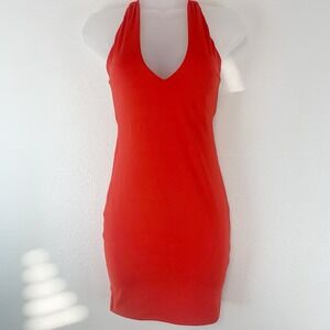 Oh Polly Dress Womens 6 Tempting Fate Mini Club Bodycon Stretch Date Night Red